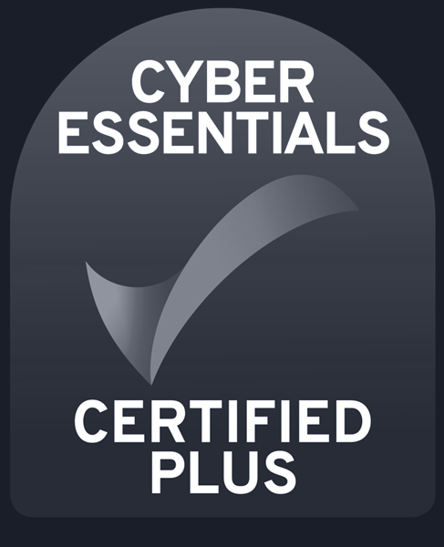 Cyber Essentials Certified Plus logo - white