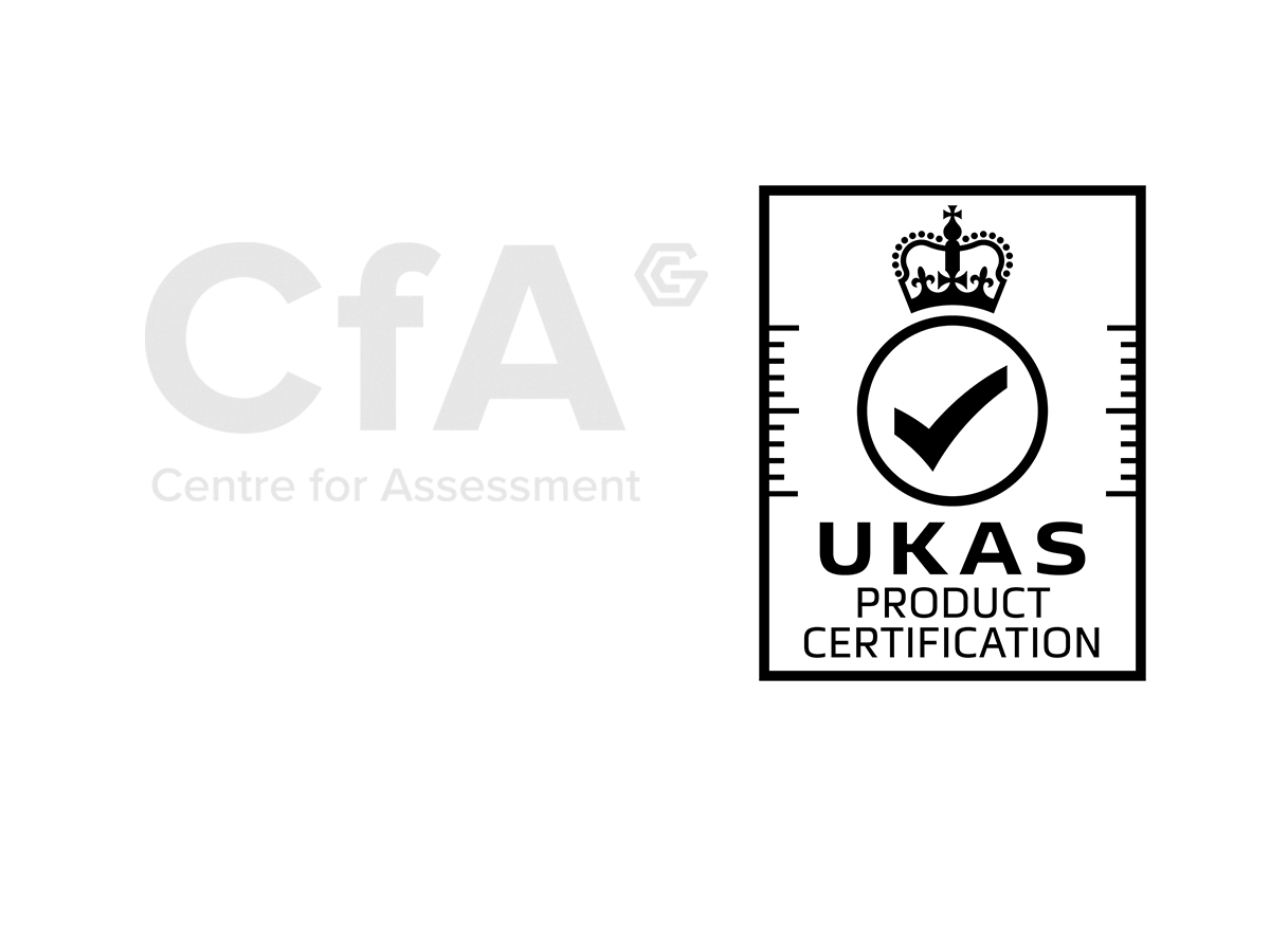 CfA Cert Logo White UKAS ISO 9001 and ISO 14001
